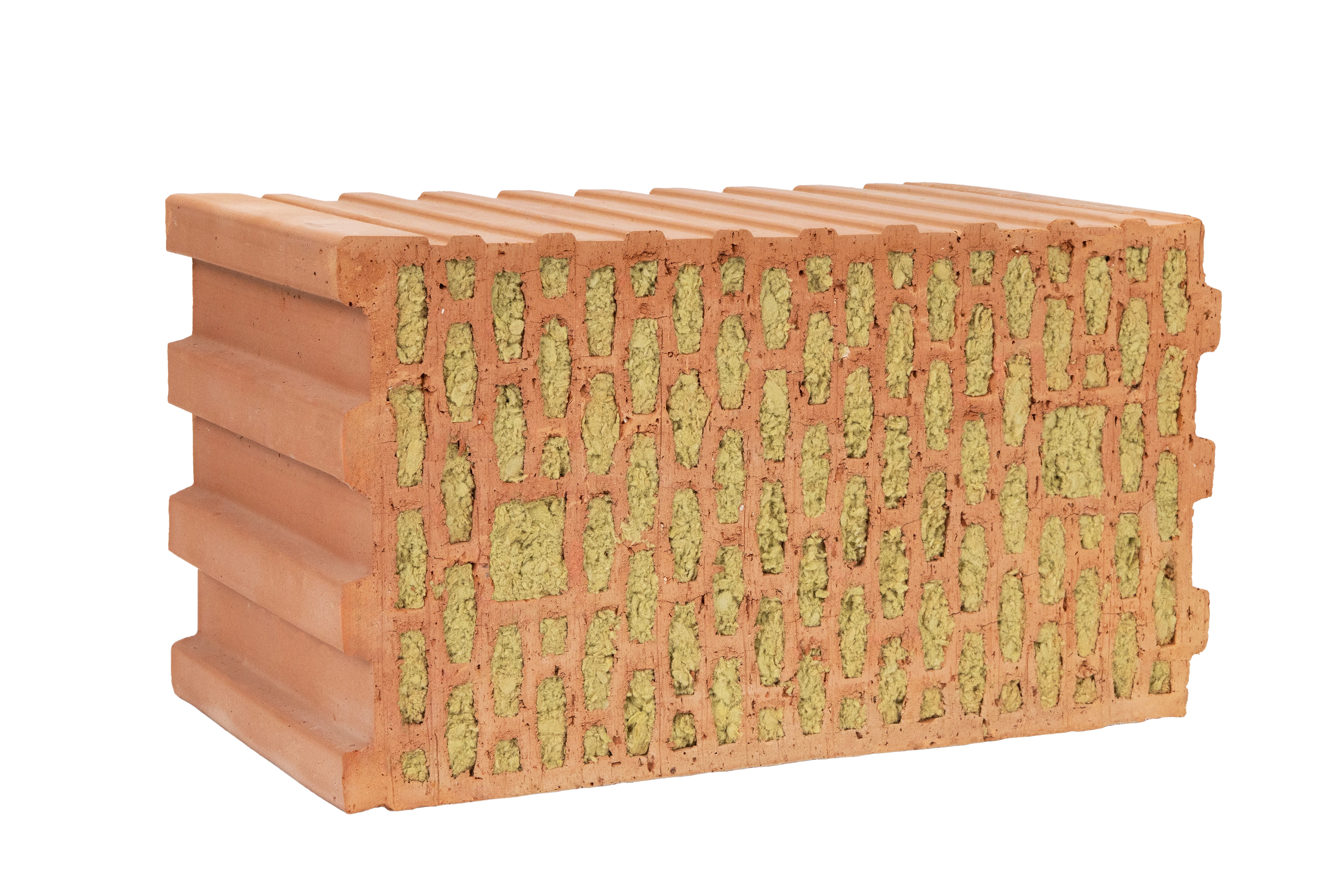 EVOCERAMIC 24 VB - Cărămidă izolantă cu vată bazaltică, nut și feder